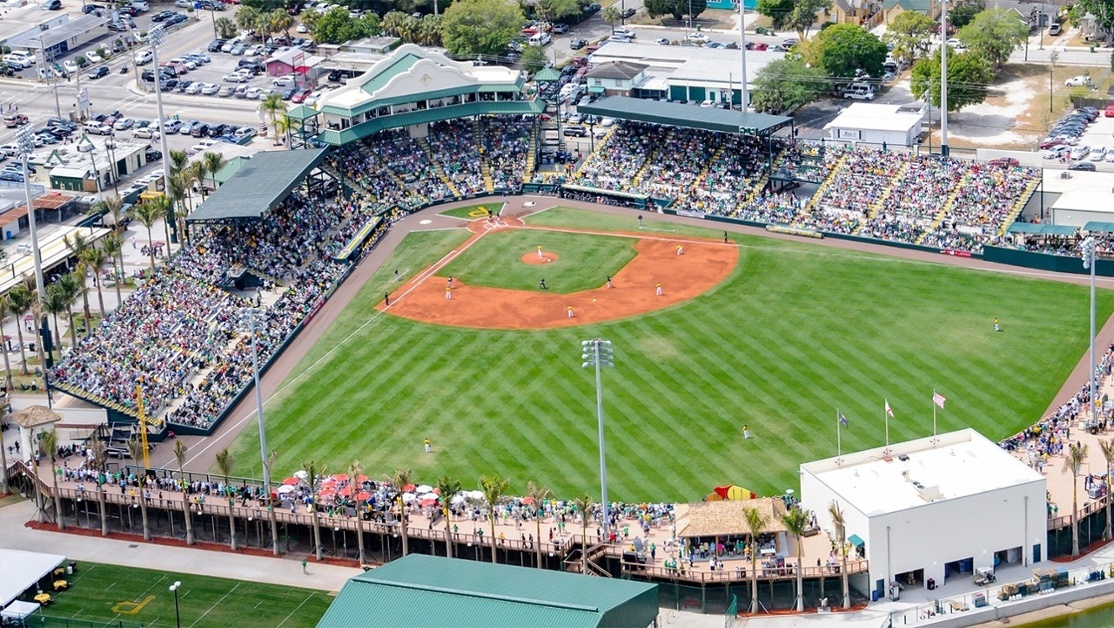 Lecom Park - Pittsburgh Pirates spring training outfield deck